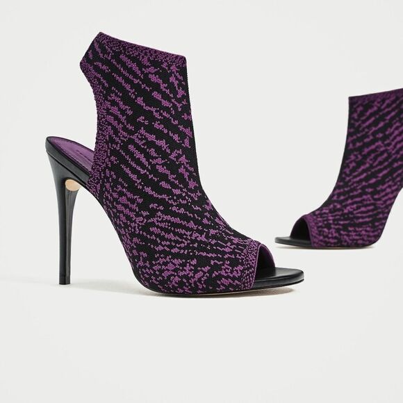 Zara Fabric Cage Sandals - Picture 4 of 4